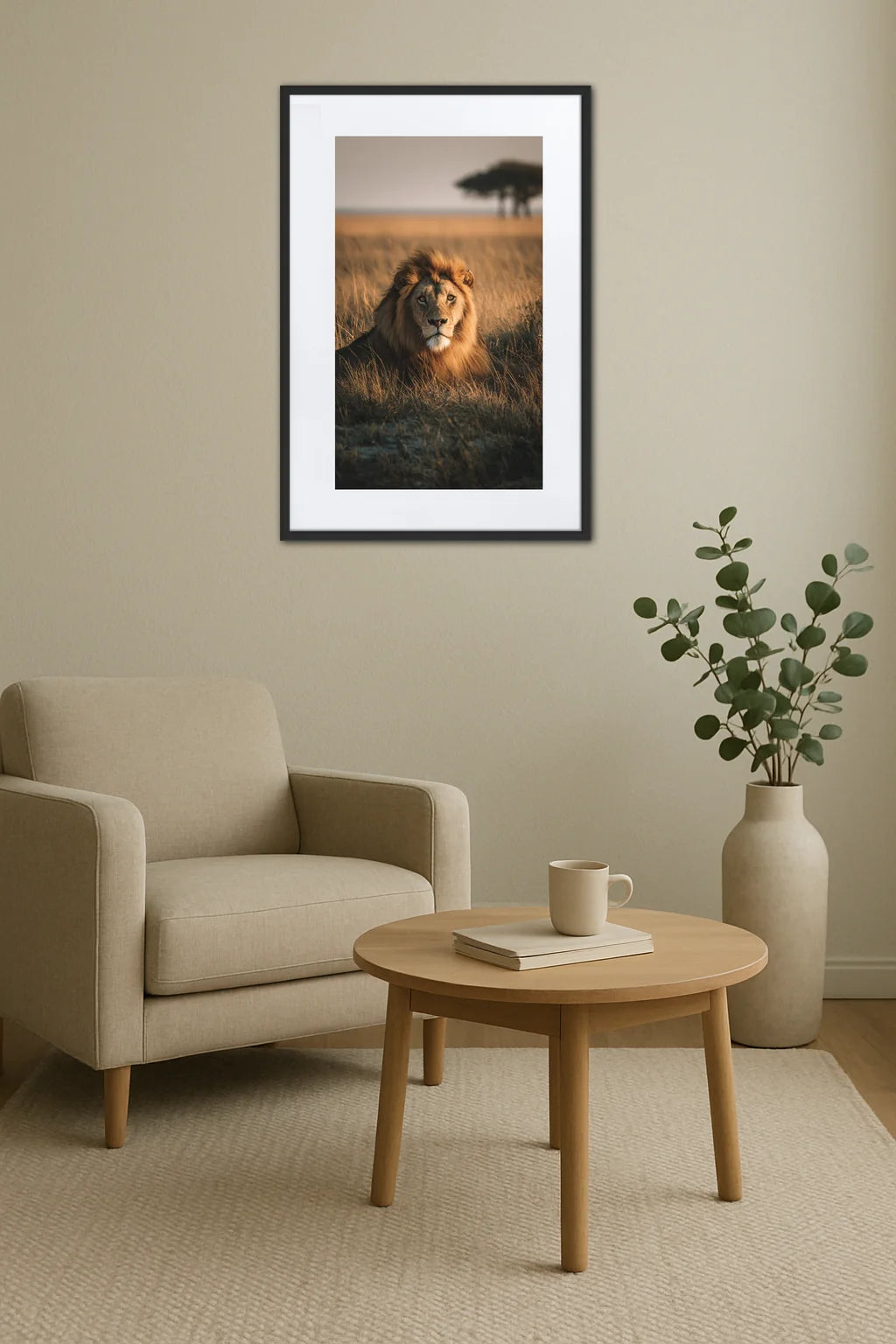 Tableau Déco Lion