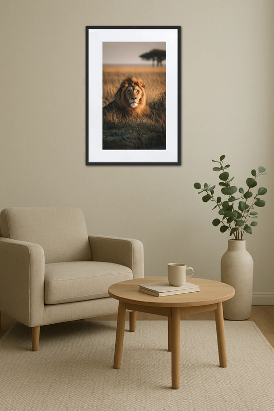 Tableau Déco Lion