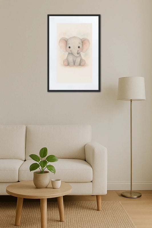 Tableau Éléphant Chambre Enfant