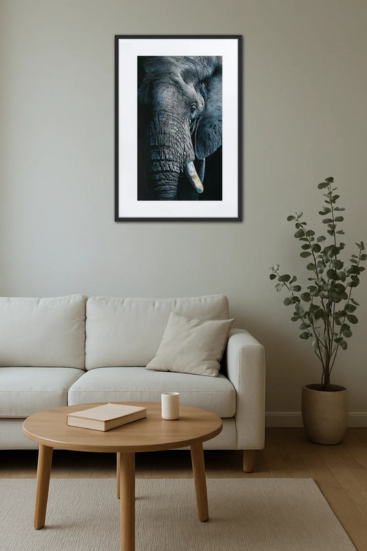 Tableau Éléphant Grand Format