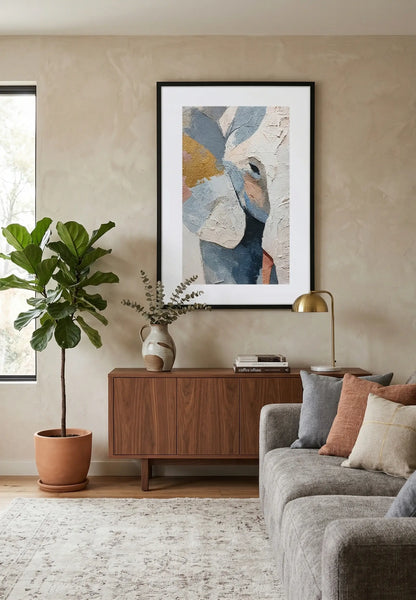 Tableau éléphant peinture acrylique