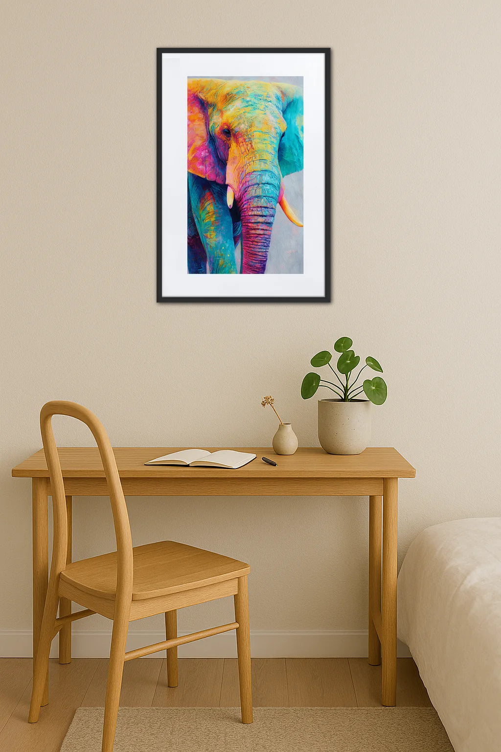 Tableau Éléphant Peinture