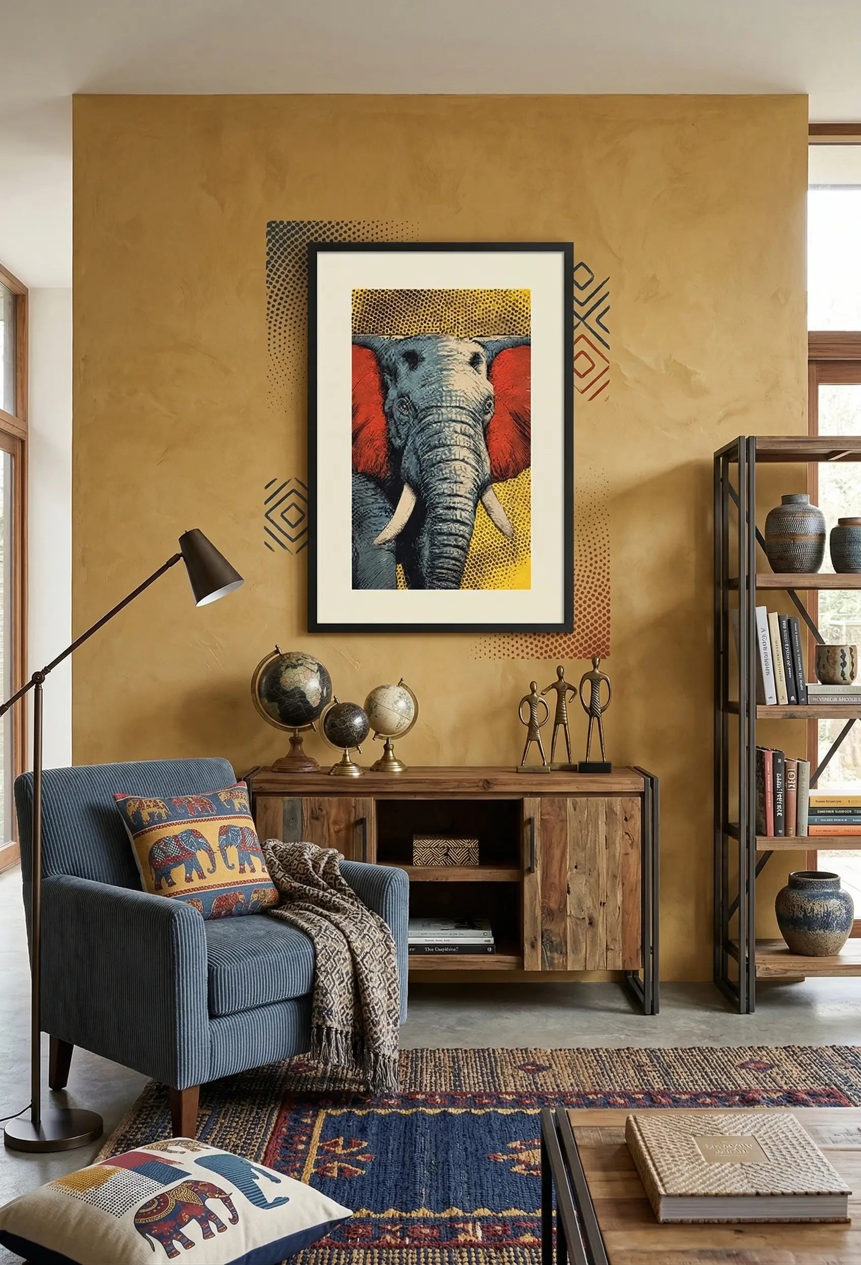 Tableau Elephant Pop Art Style BD