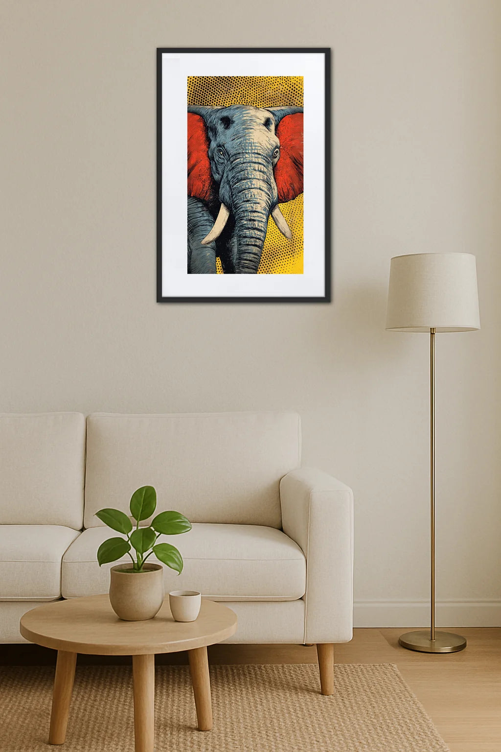 Tableau Elephant Style BD