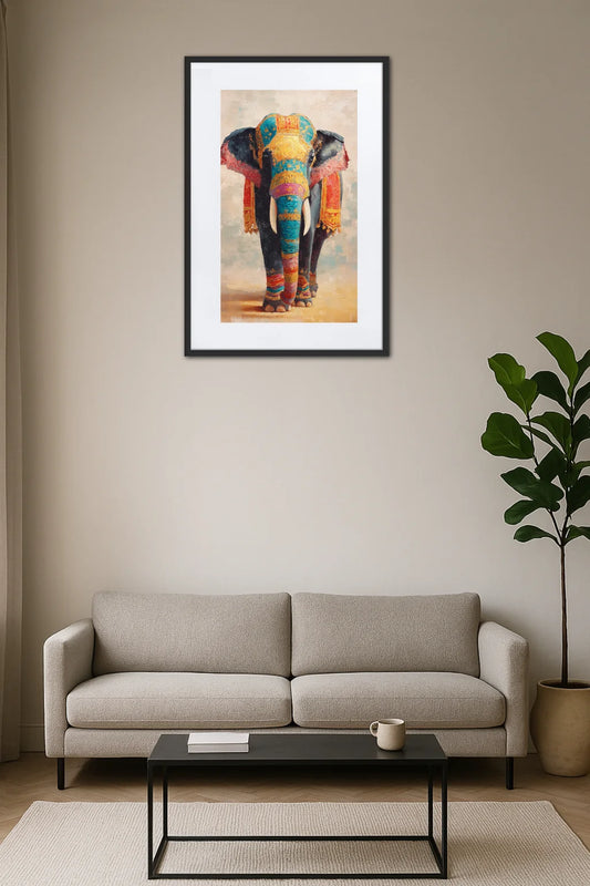 Tableau Éléphant Thaïlande