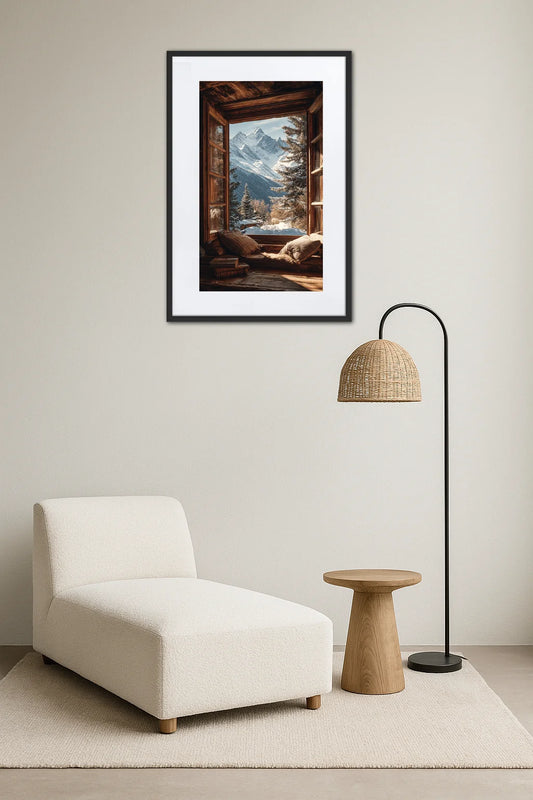 Tableau Fenetre Montagne