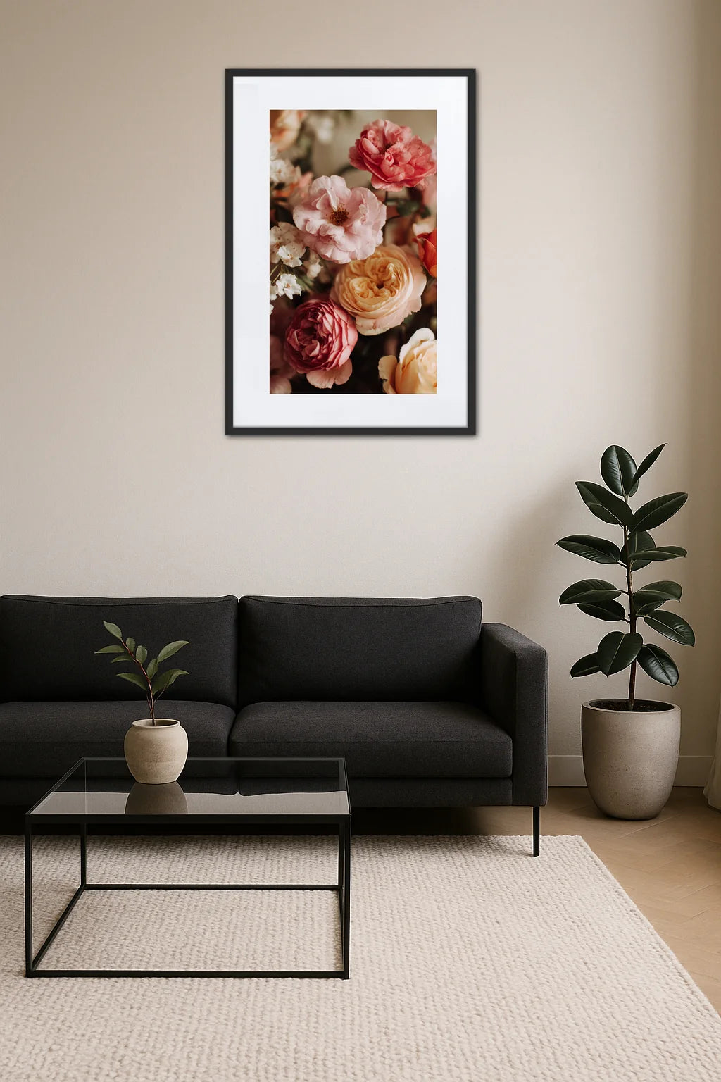 Tableau Fleur Boheme