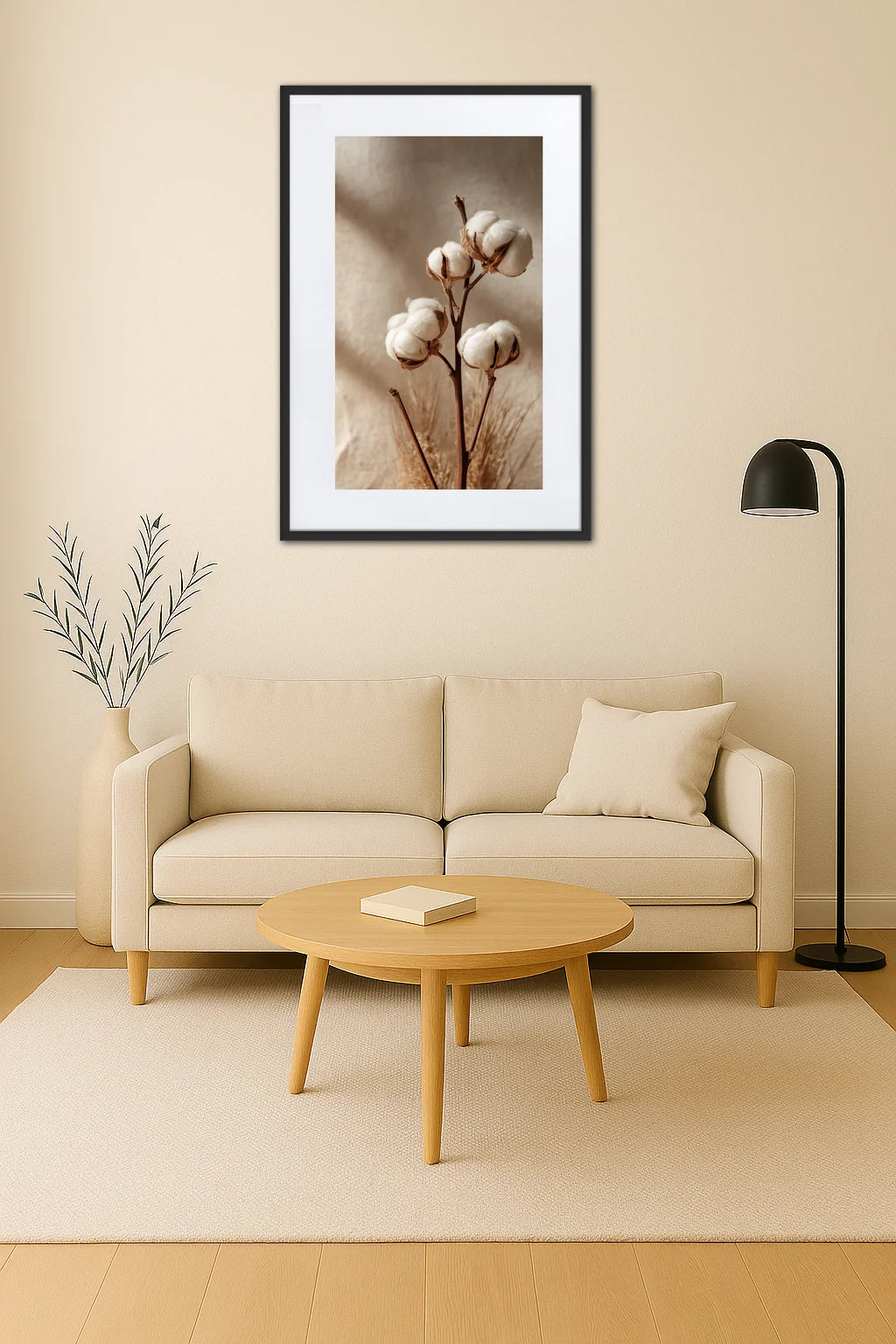 Tableau Fleur De Coton