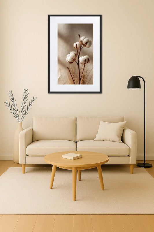 Tableau Fleur De Coton