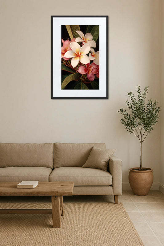Tableau Fleur De Frangipanier