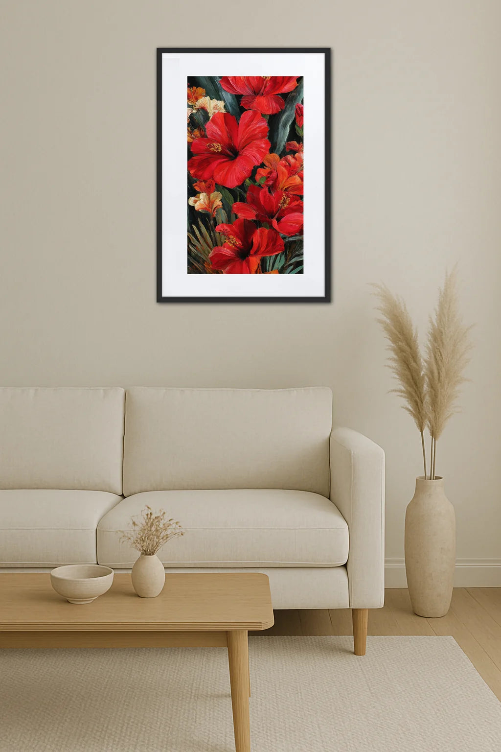 Tableau Fleur Exotique