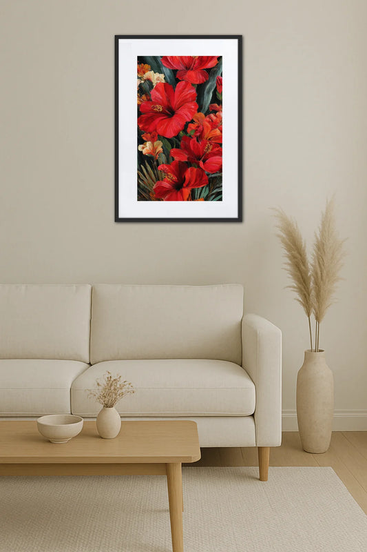 Tableau Fleur Exotique