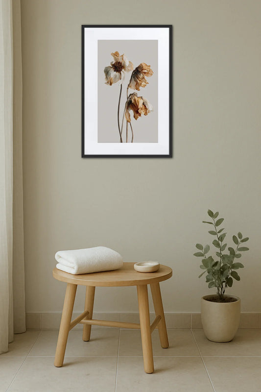 Tableau Fleur Fanée