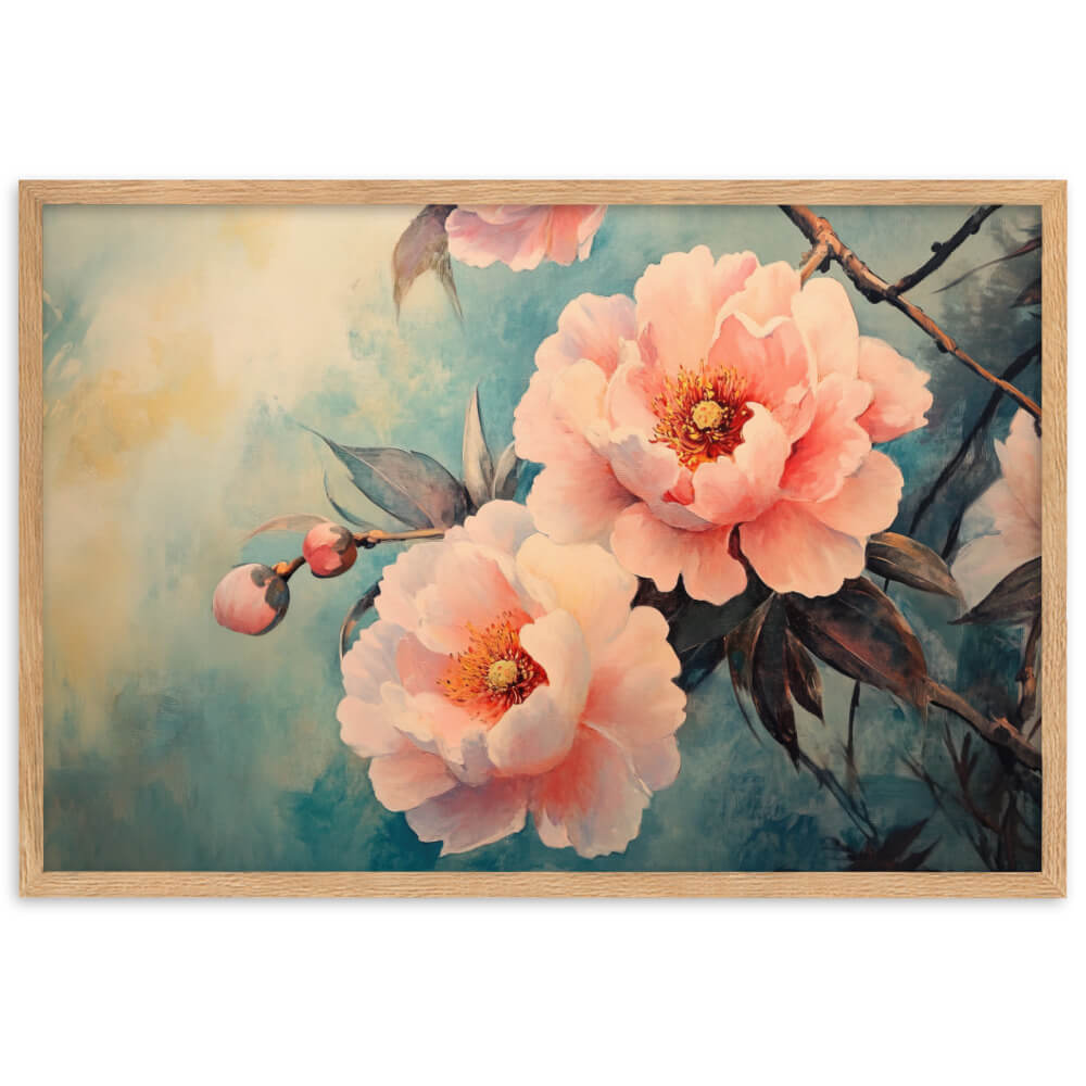 Tableau Fleur Japonaise