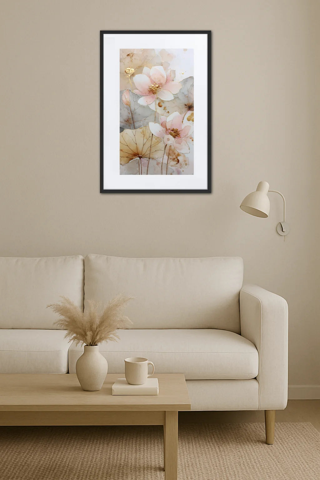 Tableau Fleur Japonaise