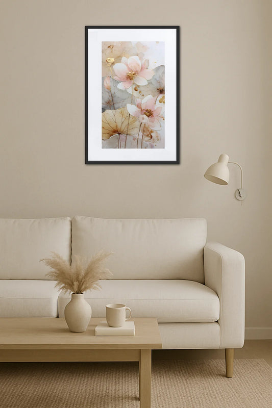 Tableau Fleur Japonaise