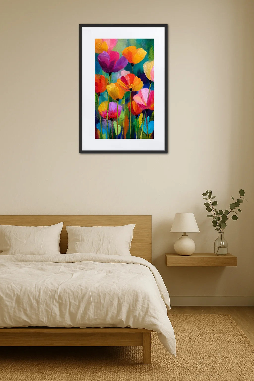 Tableau Fleur Multicolore