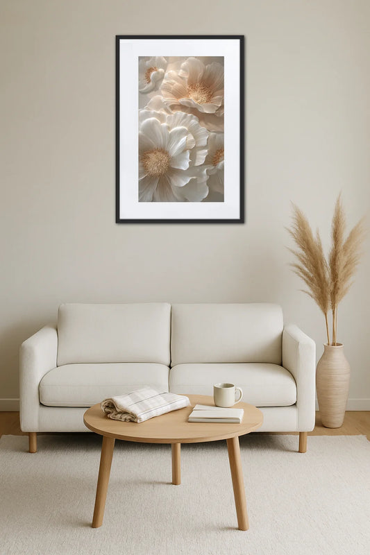 Tableau Fleur Relief