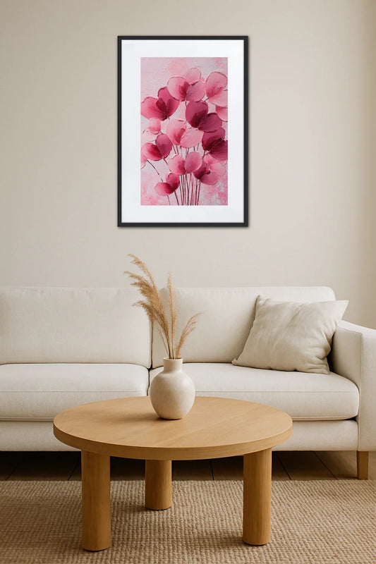 Tableau Fleur Romantique