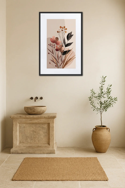Tableau Fleur Salon