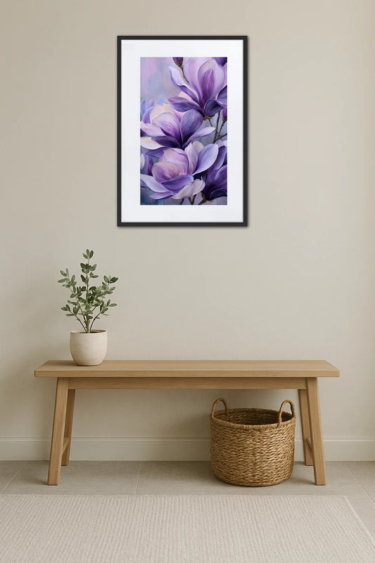Tableau Fleur Violette