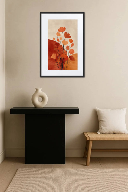 Tableau Fleurs Automne