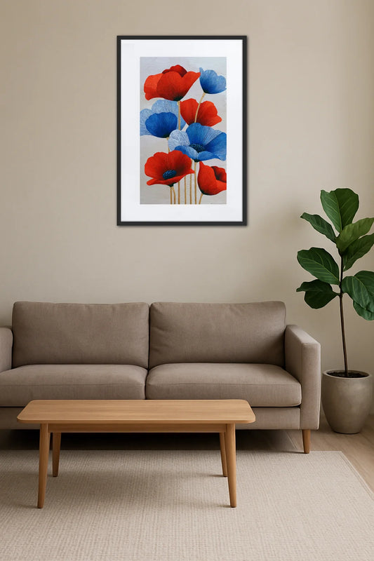 Tableau Fleurs Stylisees