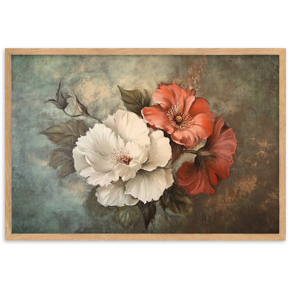 Tableau Fleur Vintage