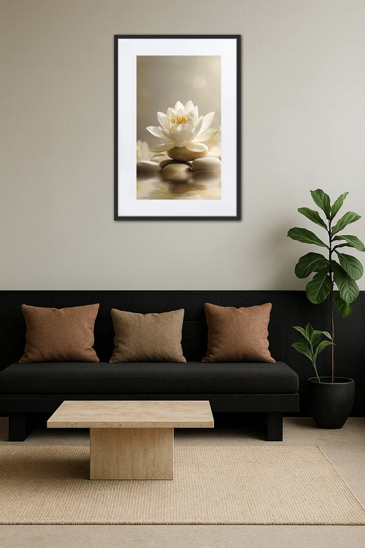 Tableau Fleurs Zen