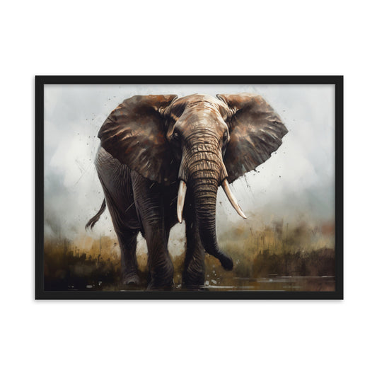 Tableau géant éléphant