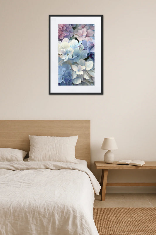 Tableau Hortensias Fleurs