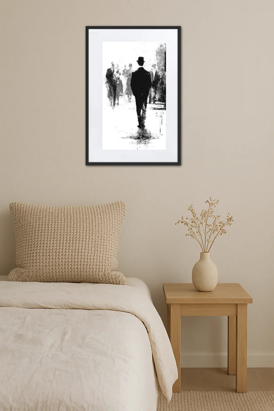 Tableau Impressionniste Noir Et Blanc