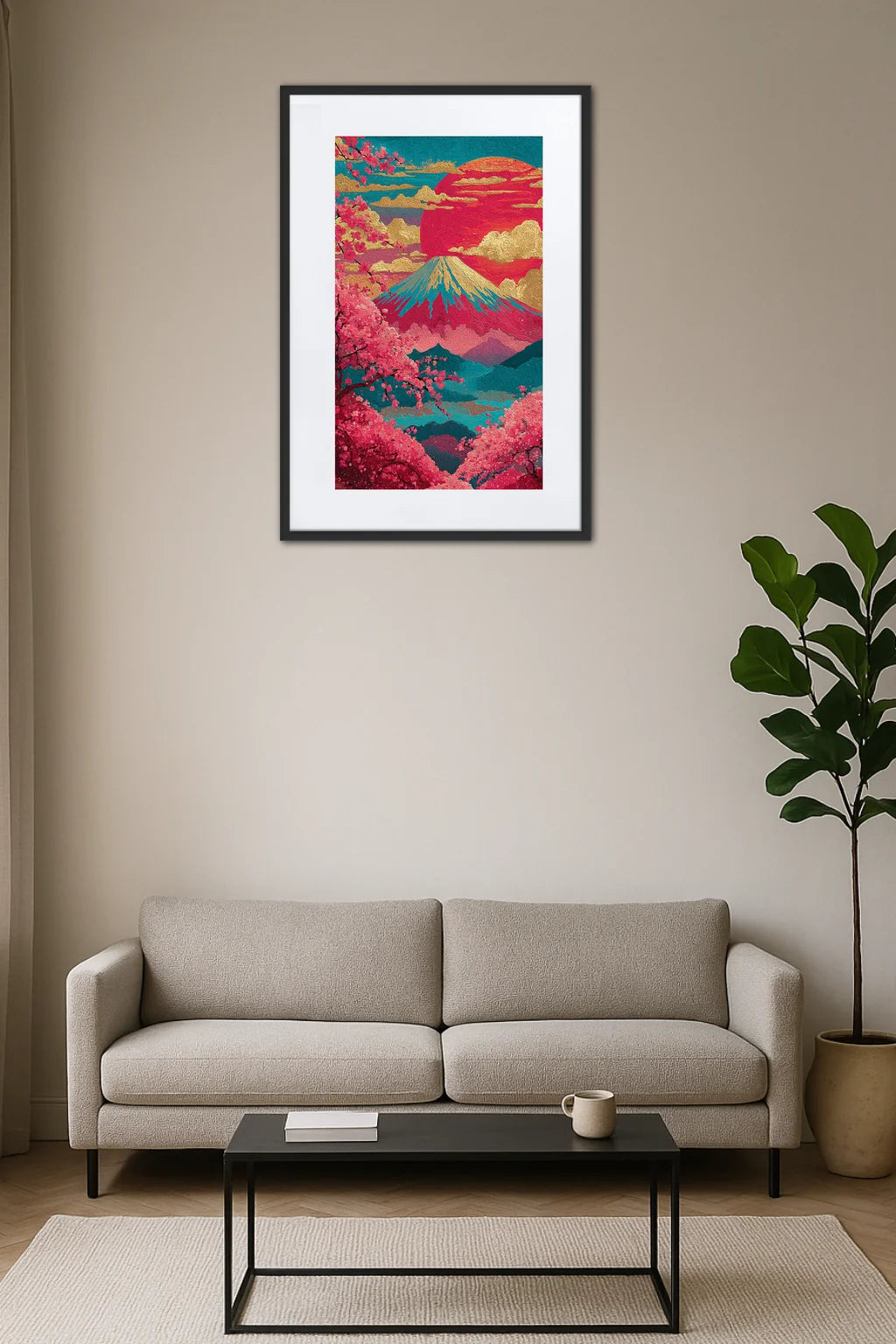 Tableau Japonais Coloré