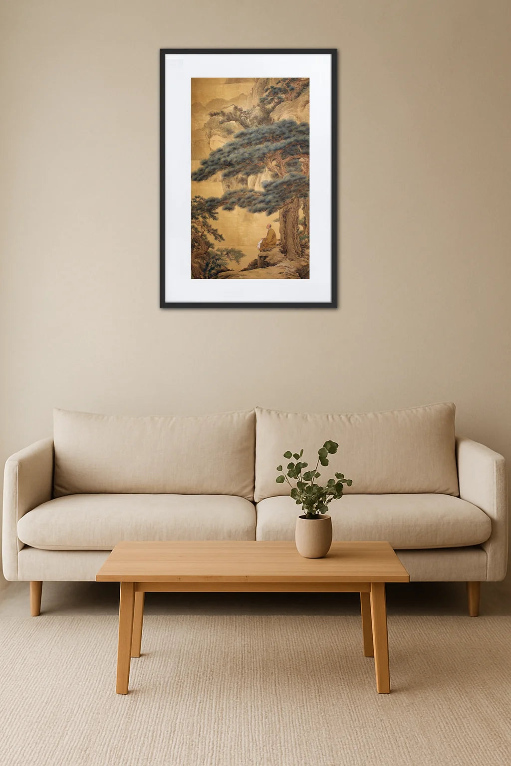 Tableau Japonais Encre