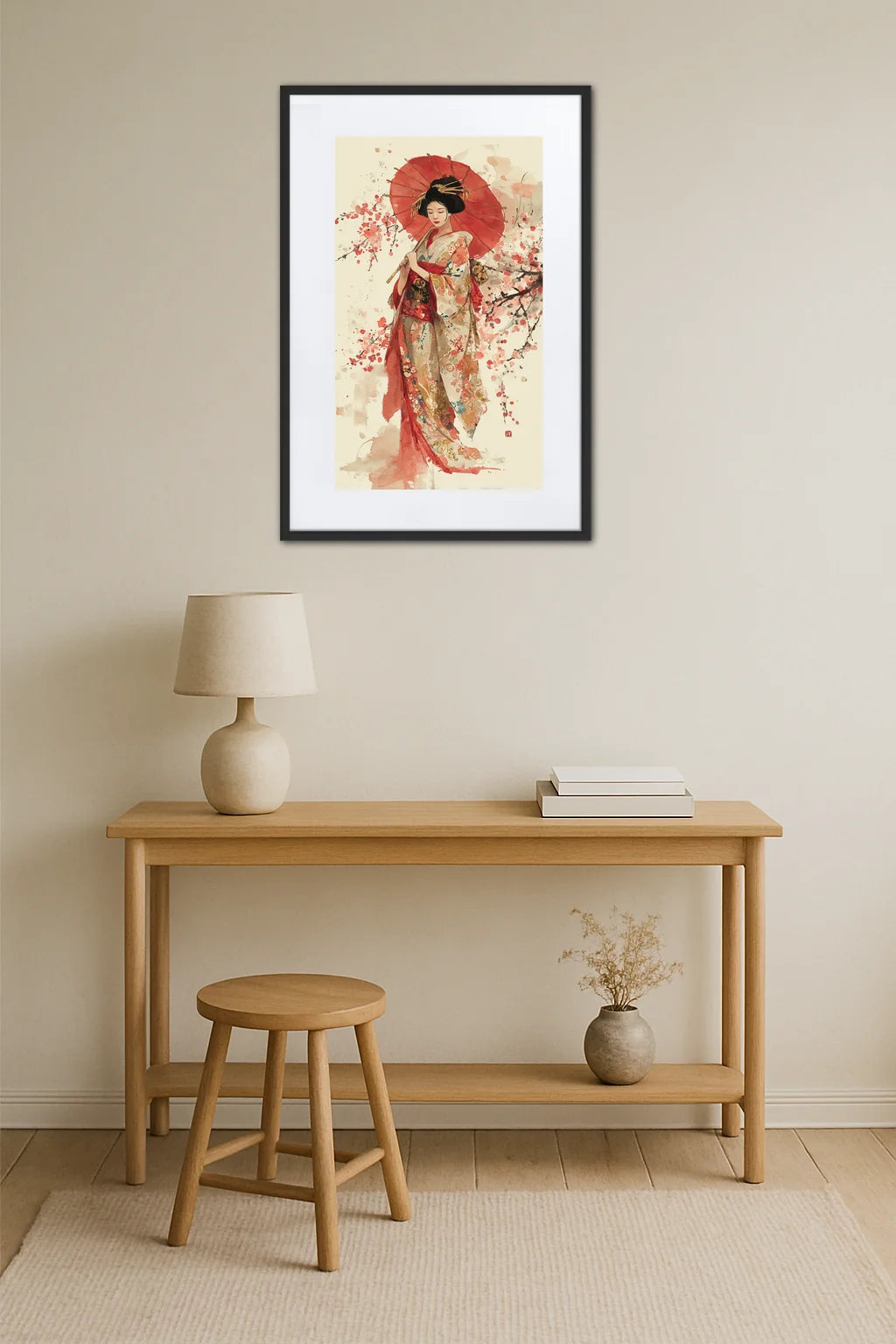 Tableau Japonais Geisha