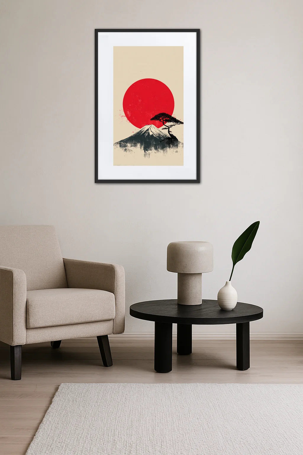 Tableau Japonais Minimaliste