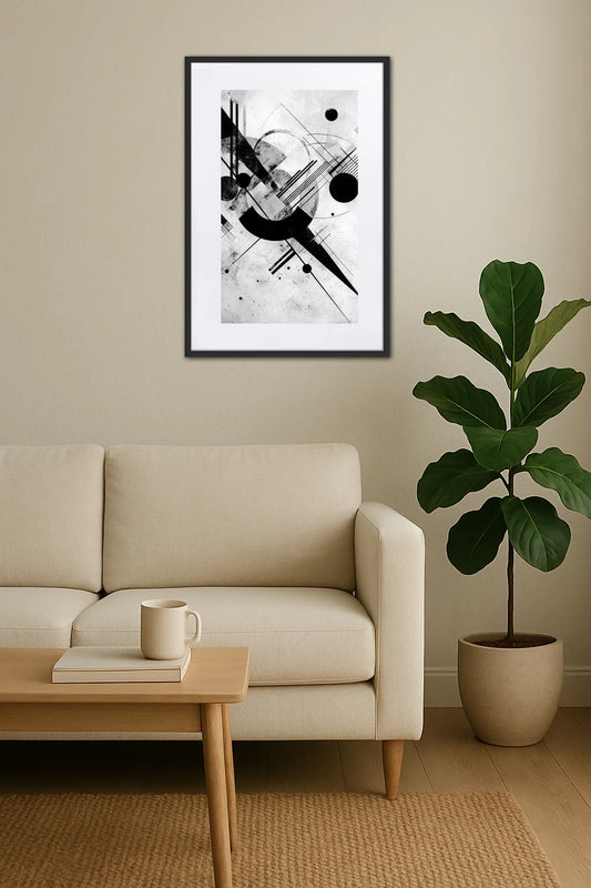 Tableau Kandinsky Noir Et Blanc