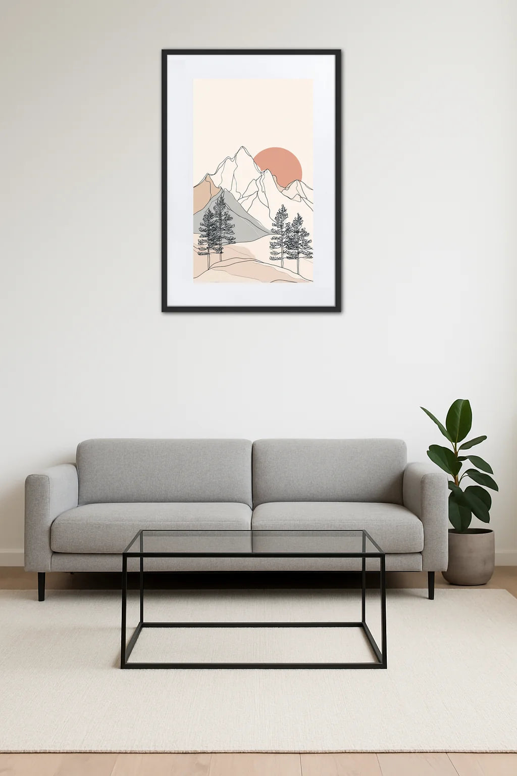 Tableau Ligne Montagne