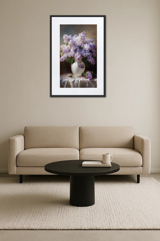 Tableau Lilas Fleurs