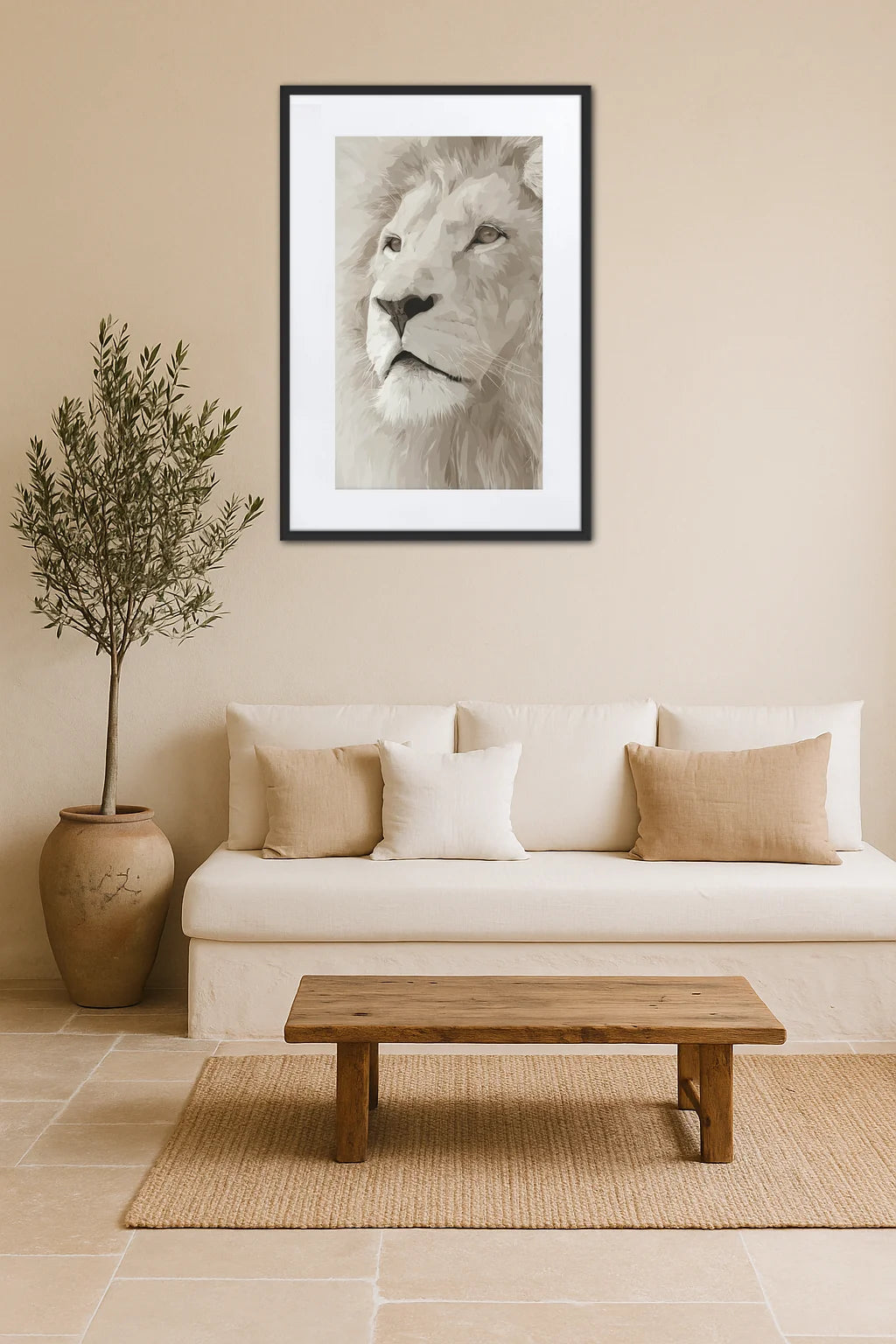 Tableau Lion Design