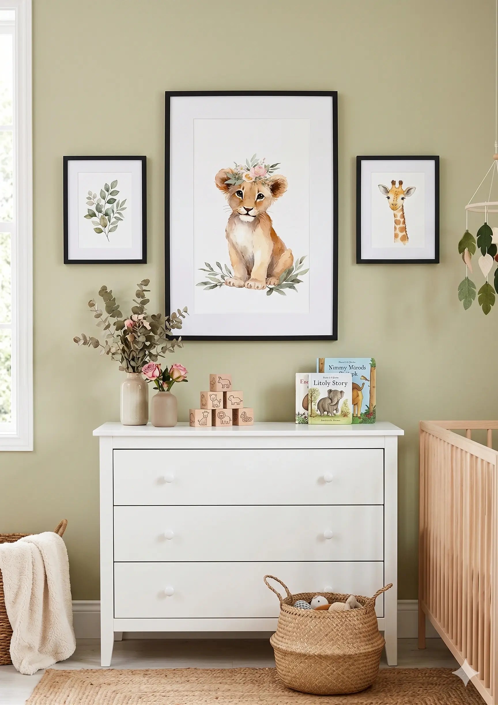 Tableau Lion Enfant