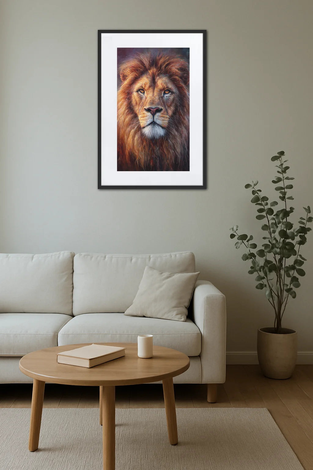 Tableau Lion Original