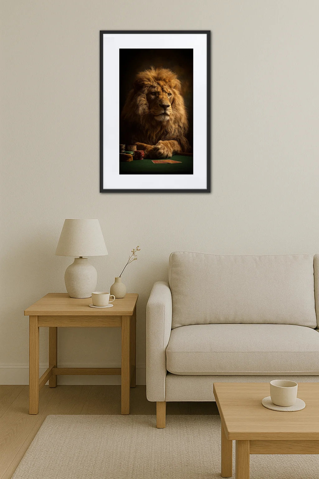 Tableau Lion Poker