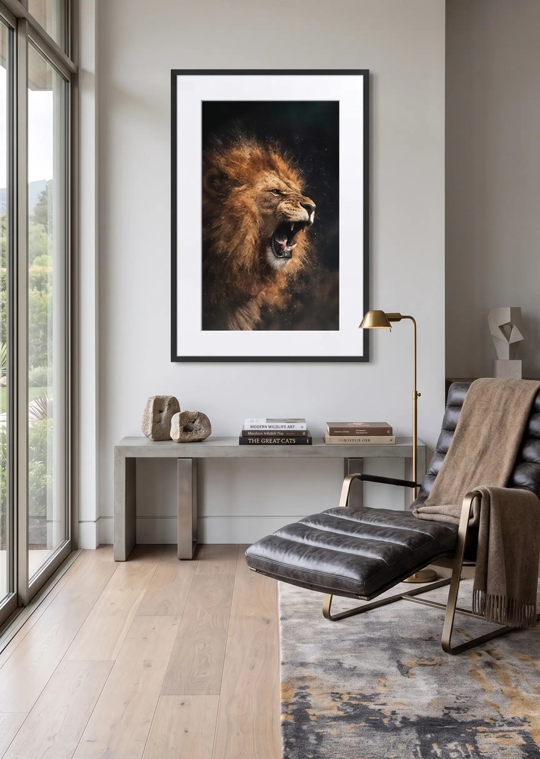 Tableau Lion qui Rugit