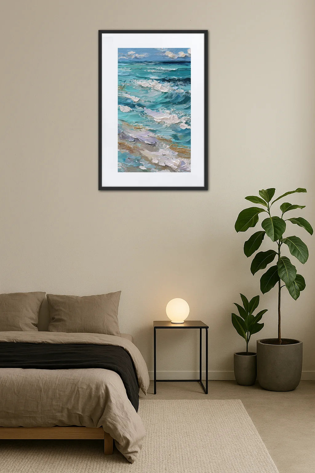 Tableau Mer Au Couteau