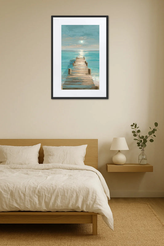 Tableau Mer Avec Ponton