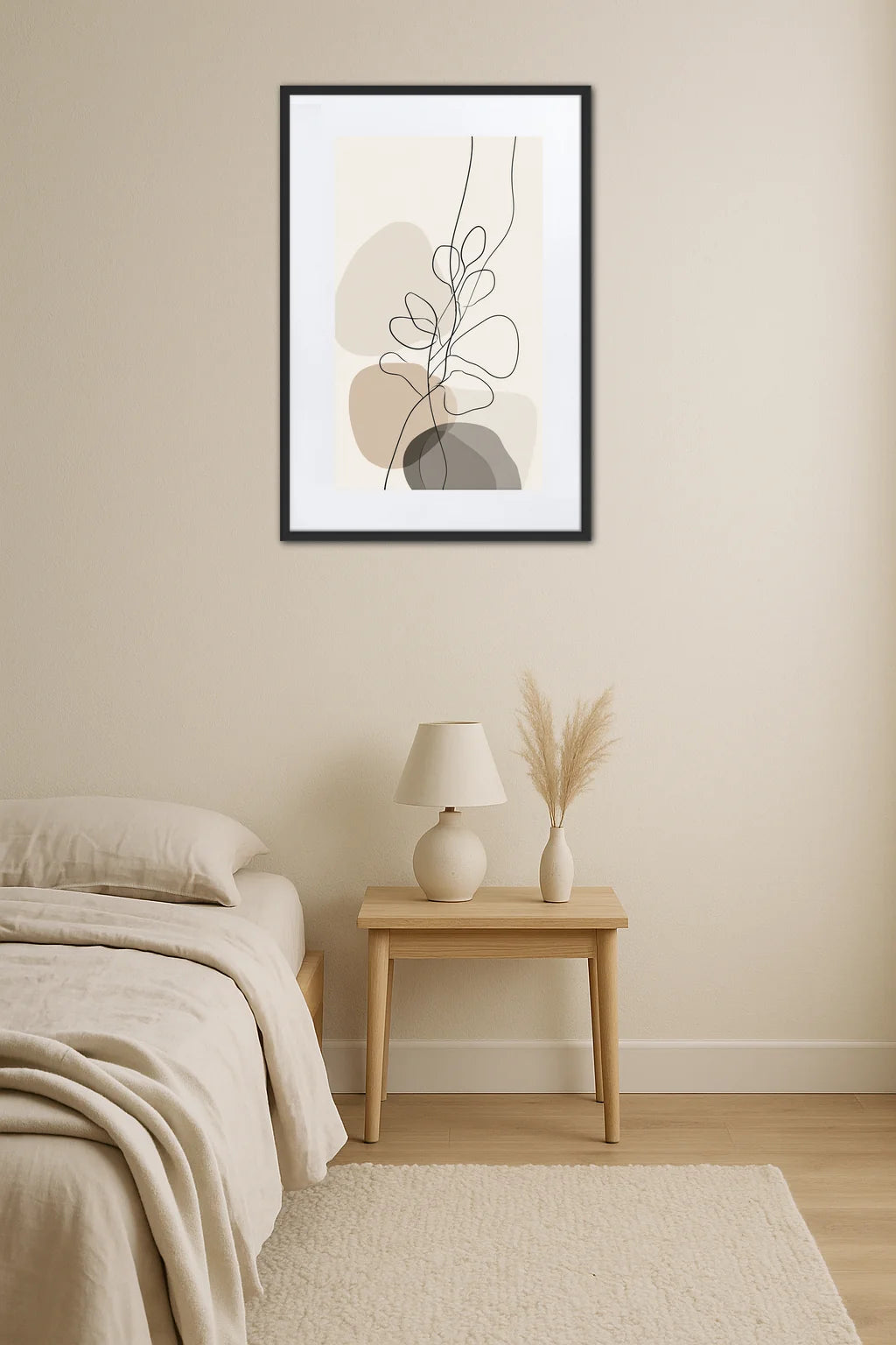Tableau Minimaliste Beige