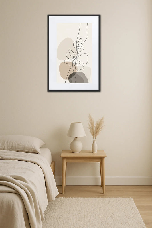 Tableau Minimaliste Beige