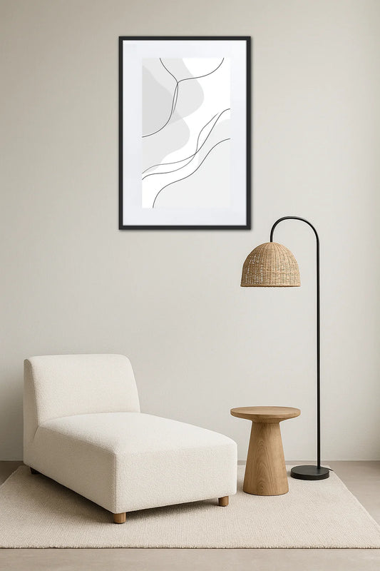 Tableau Minimaliste Blanc