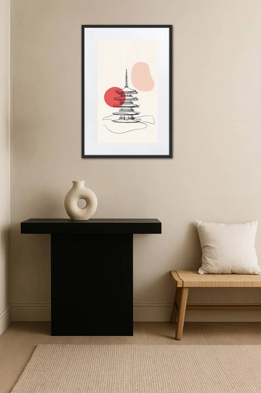 Tableau Minimaliste Japonais
